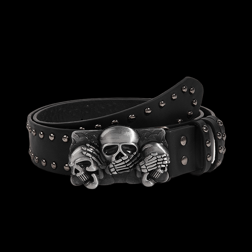 Triple Skull Belt