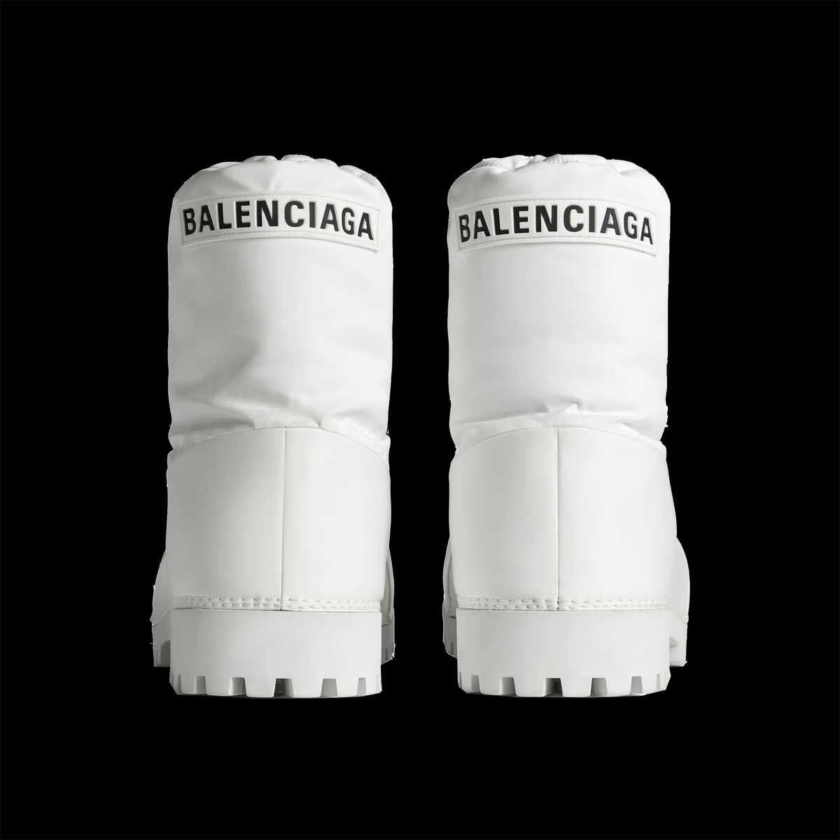 WHITE BALENCIAGA ALASKA BOOTS