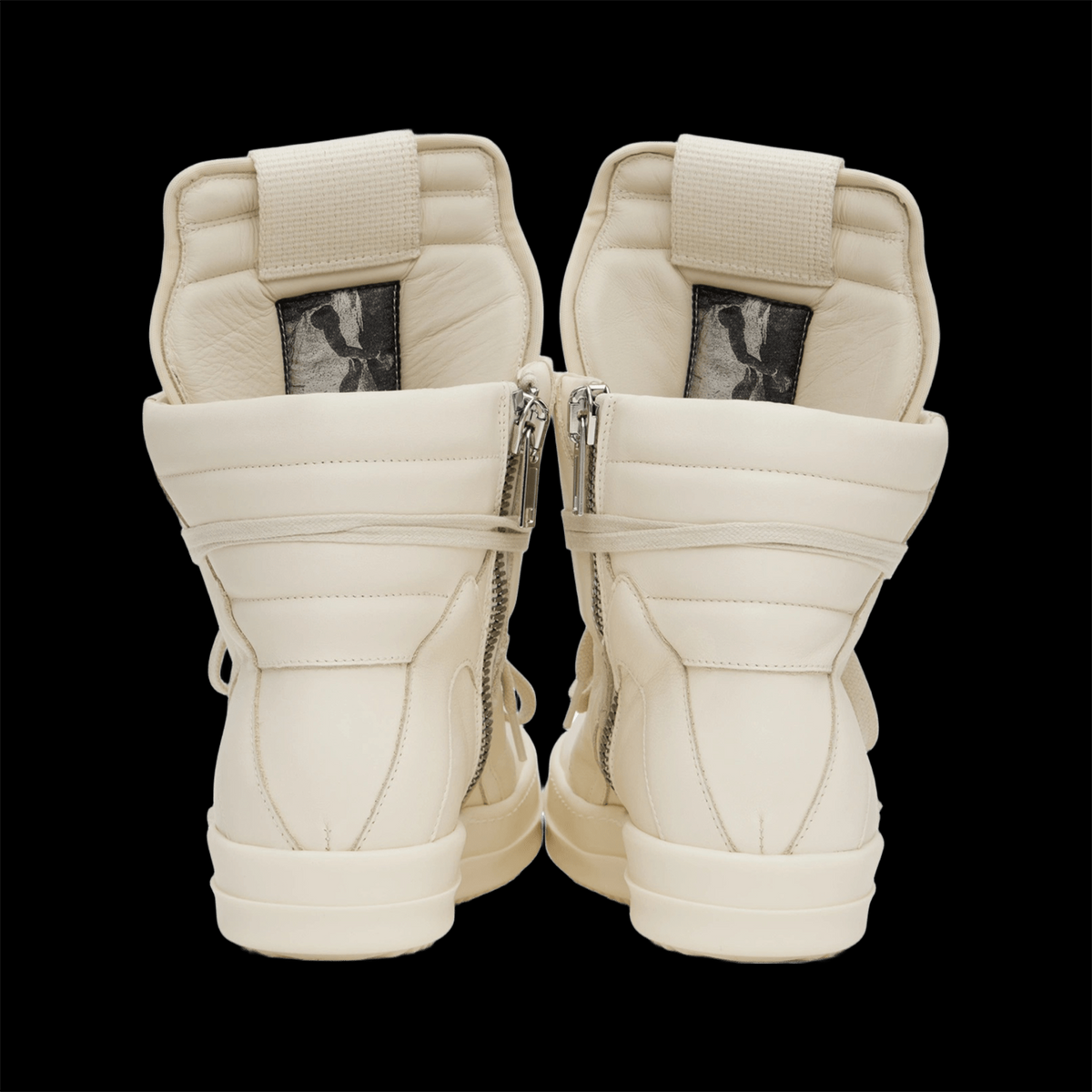 RICK OWENS GEOBASKET WHITE/MILK