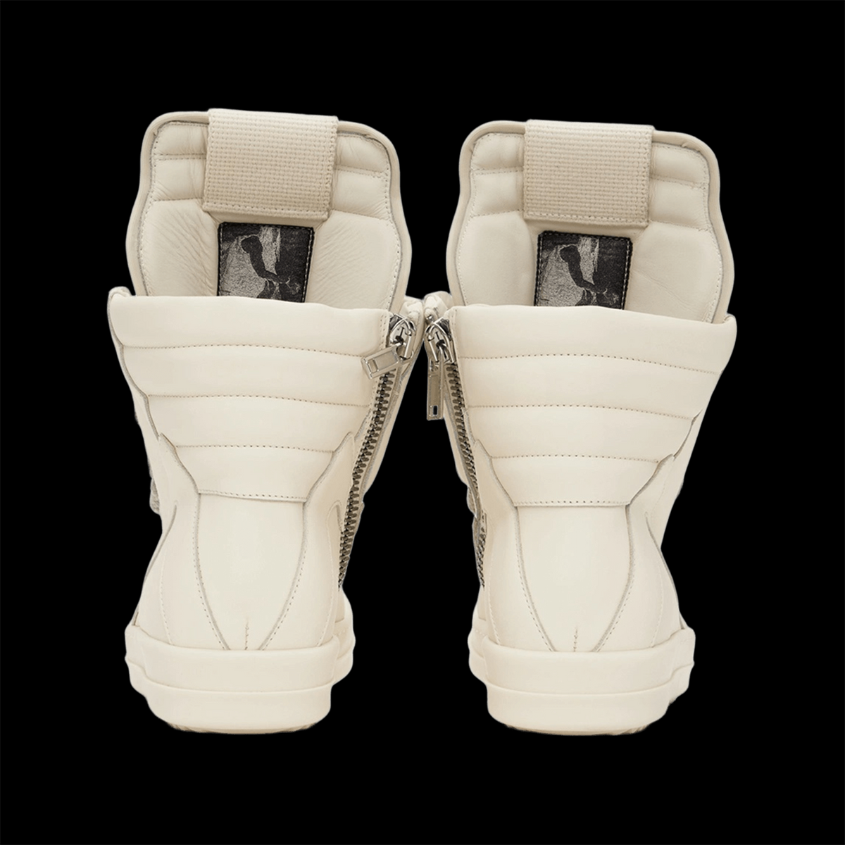 RICK OWENS GEOBASKET WHITE MILK