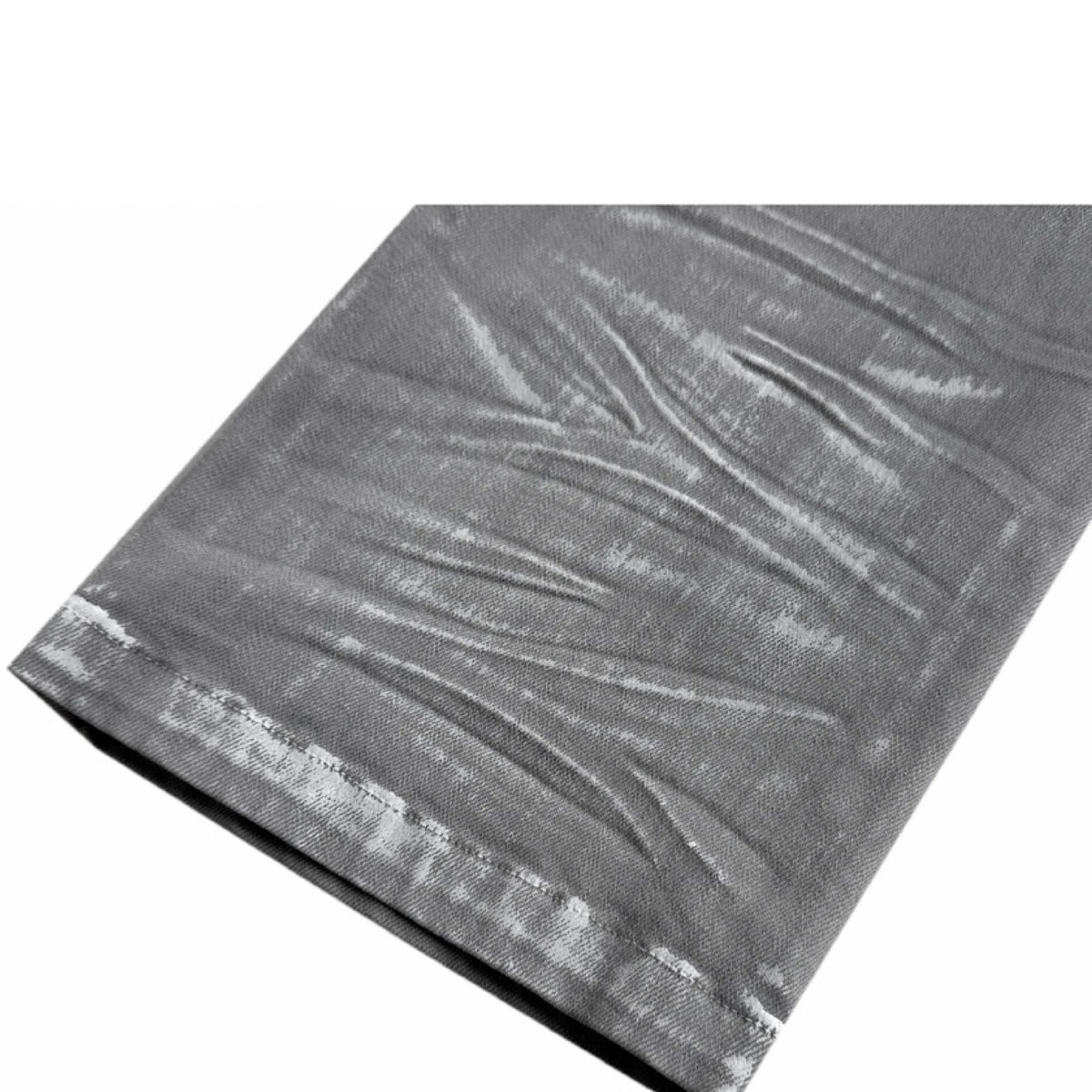 Milky Resin Waxed 3D Whisker Jeans