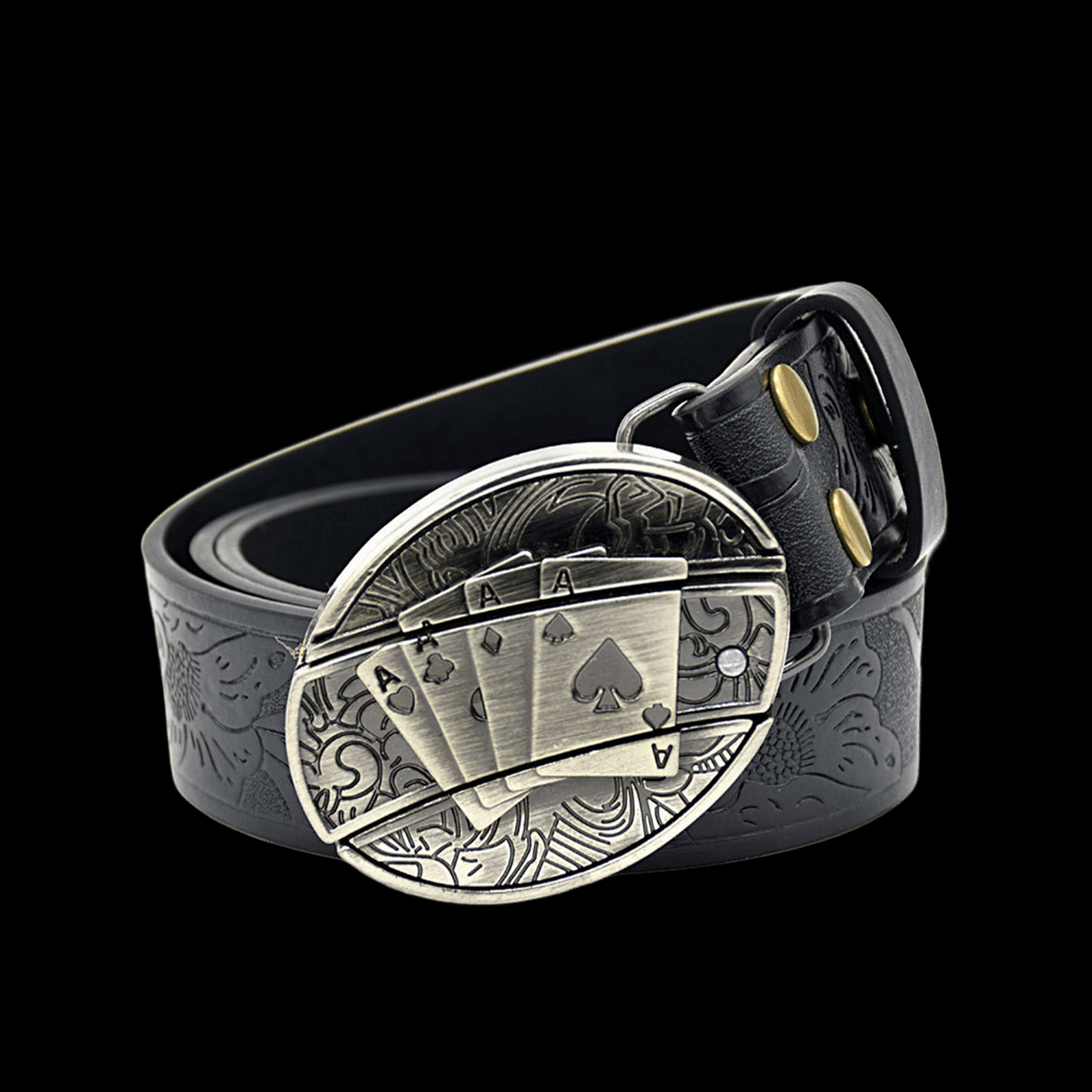 Deck of cards knife belt