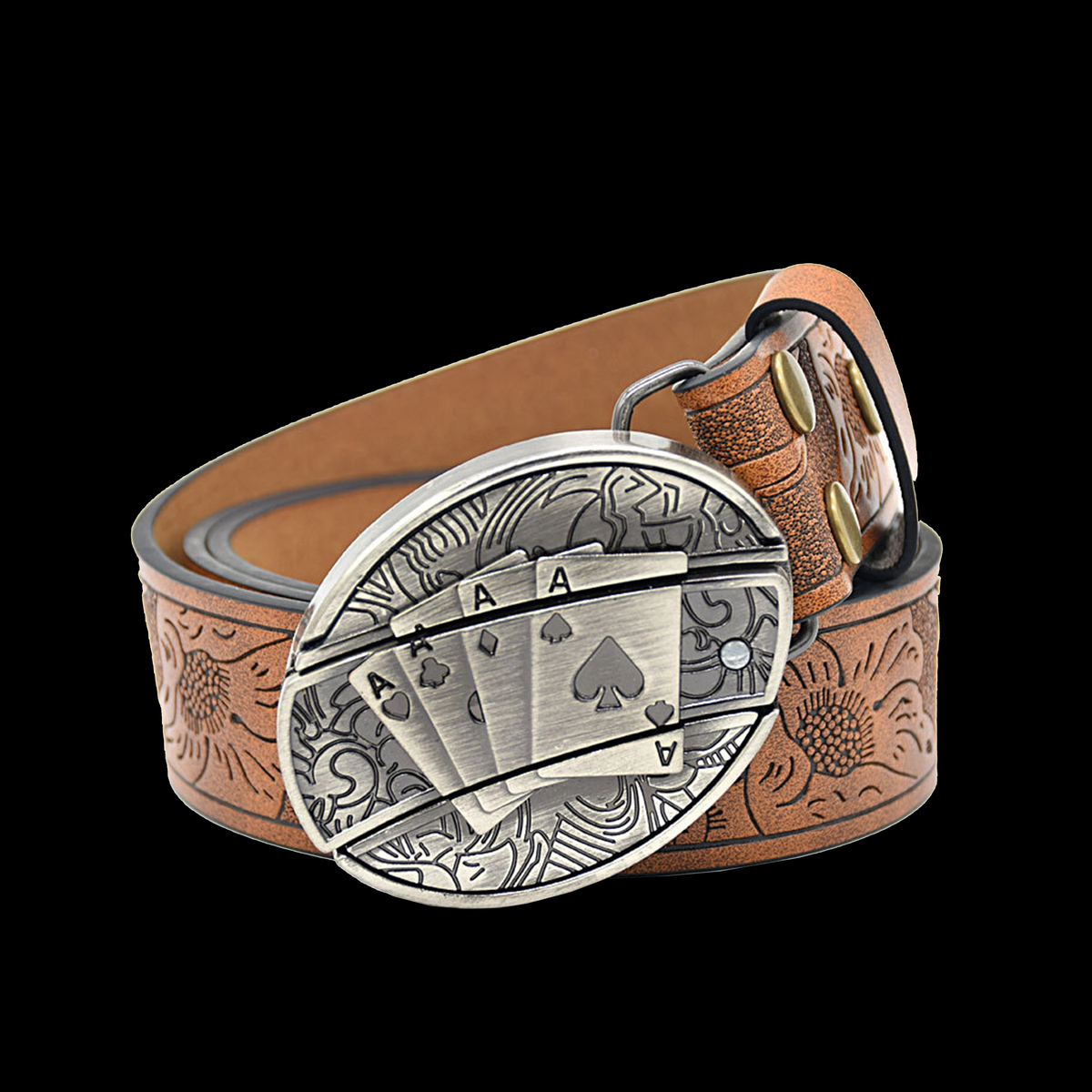 Deck of cards knife belt