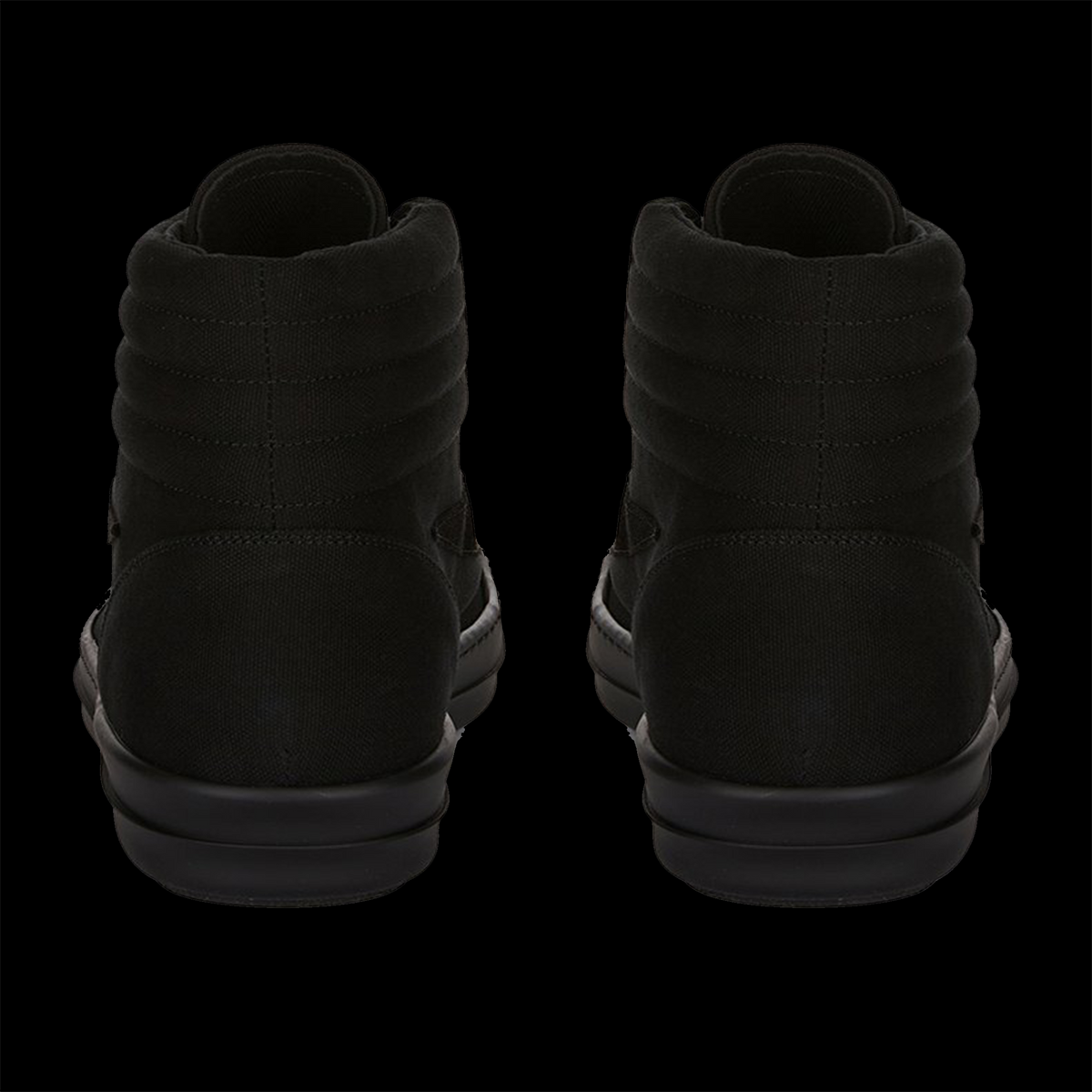 RICK OWENS DRKSHDW SS25 HOLLYWOOD VINTAGE HIGH SNEAKS IN ALL