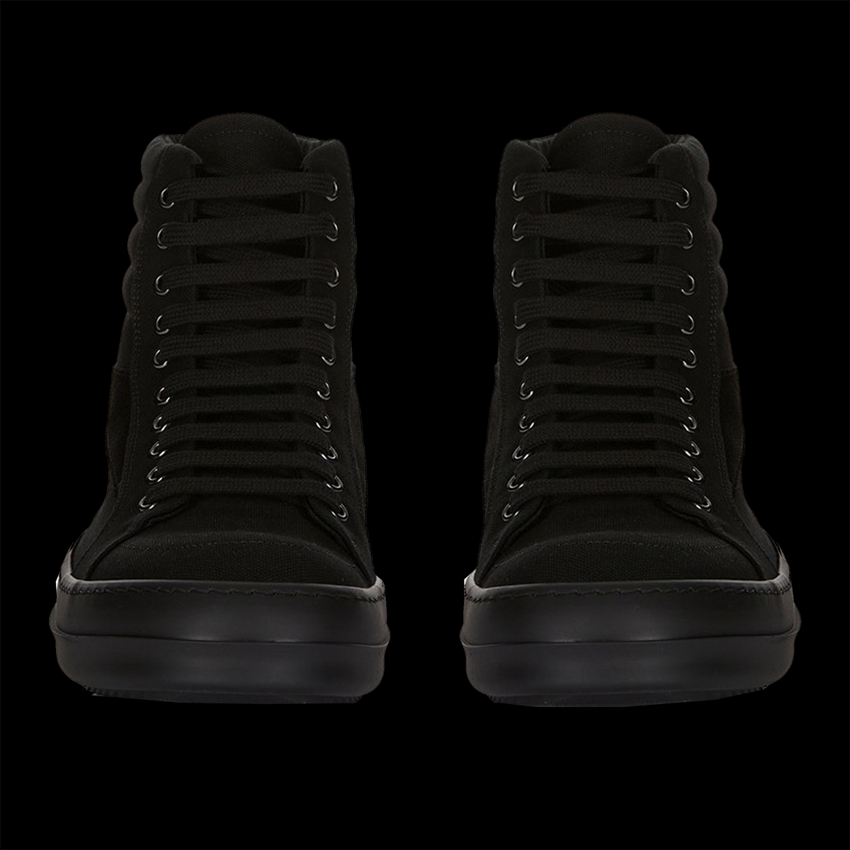 RICK OWENS DRKSHDW SS25 HOLLYWOOD VINTAGE HIGH SNEAKS IN ALL
