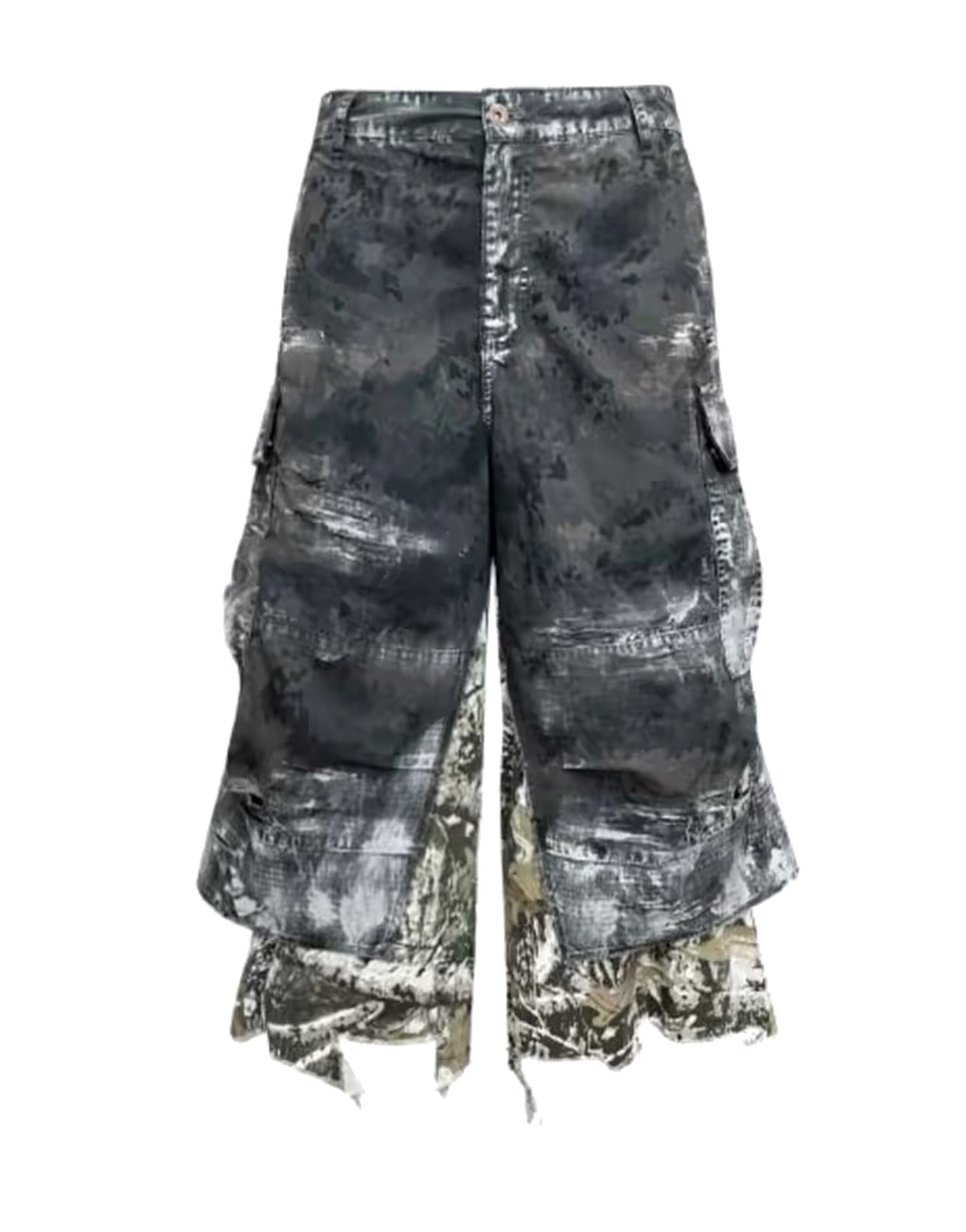 Camouflage Cargo Jorts