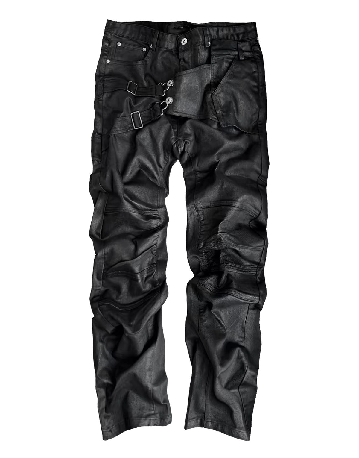 Deconstructed Patina Raw Waxed Denim